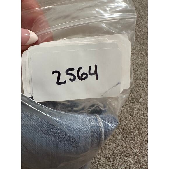 FLYING MONKEY Women's Polite High Rise Crop Straight Jeans Size 26 In Light - Picture 13 of 13